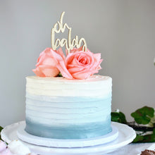 Load image into Gallery viewer, Oh Baby Cake Topper - Baby Shower Decor